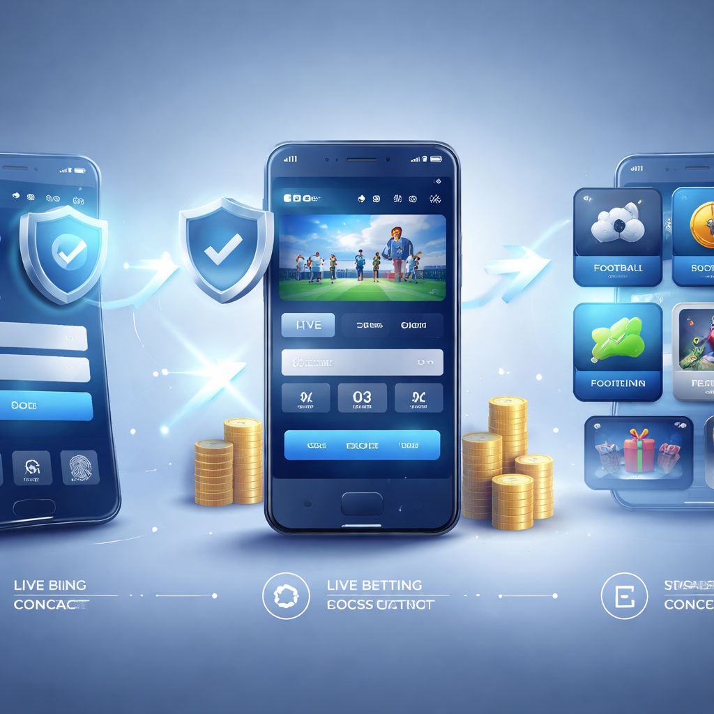 Pasos de acceso a la app BB2 BET en pantalla de teléfono móvil